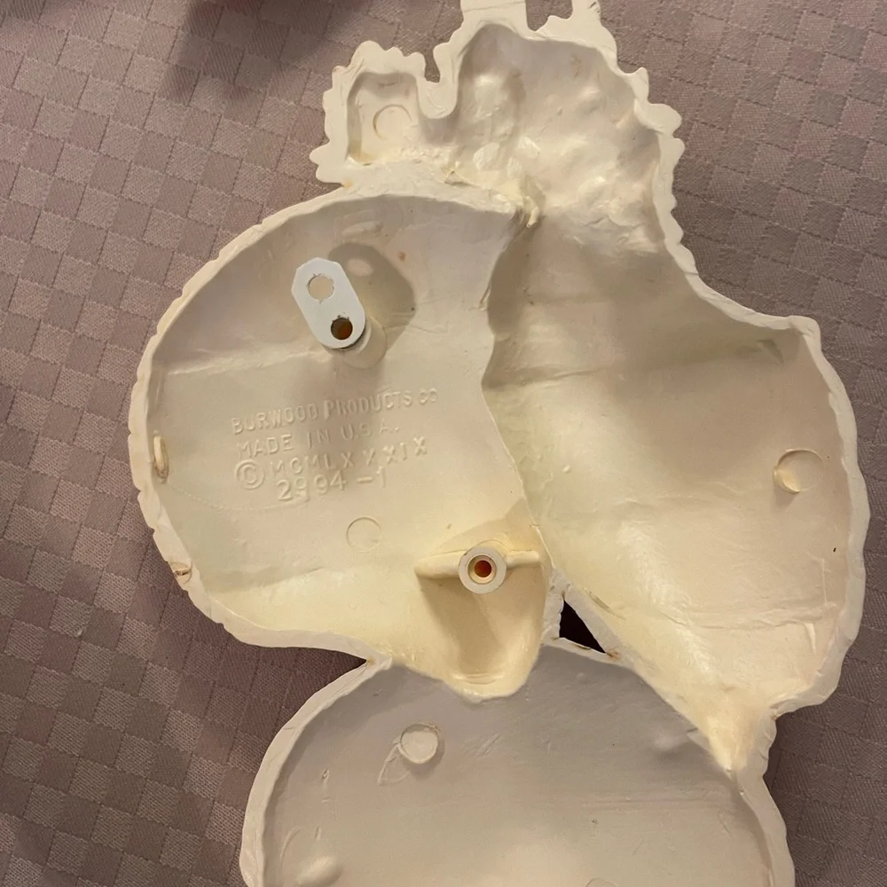 Burwood VTG 1989 Neutral Tone Tropical Fish Seashells 4 Piece Wall Hangings. - Picture 8 of 12